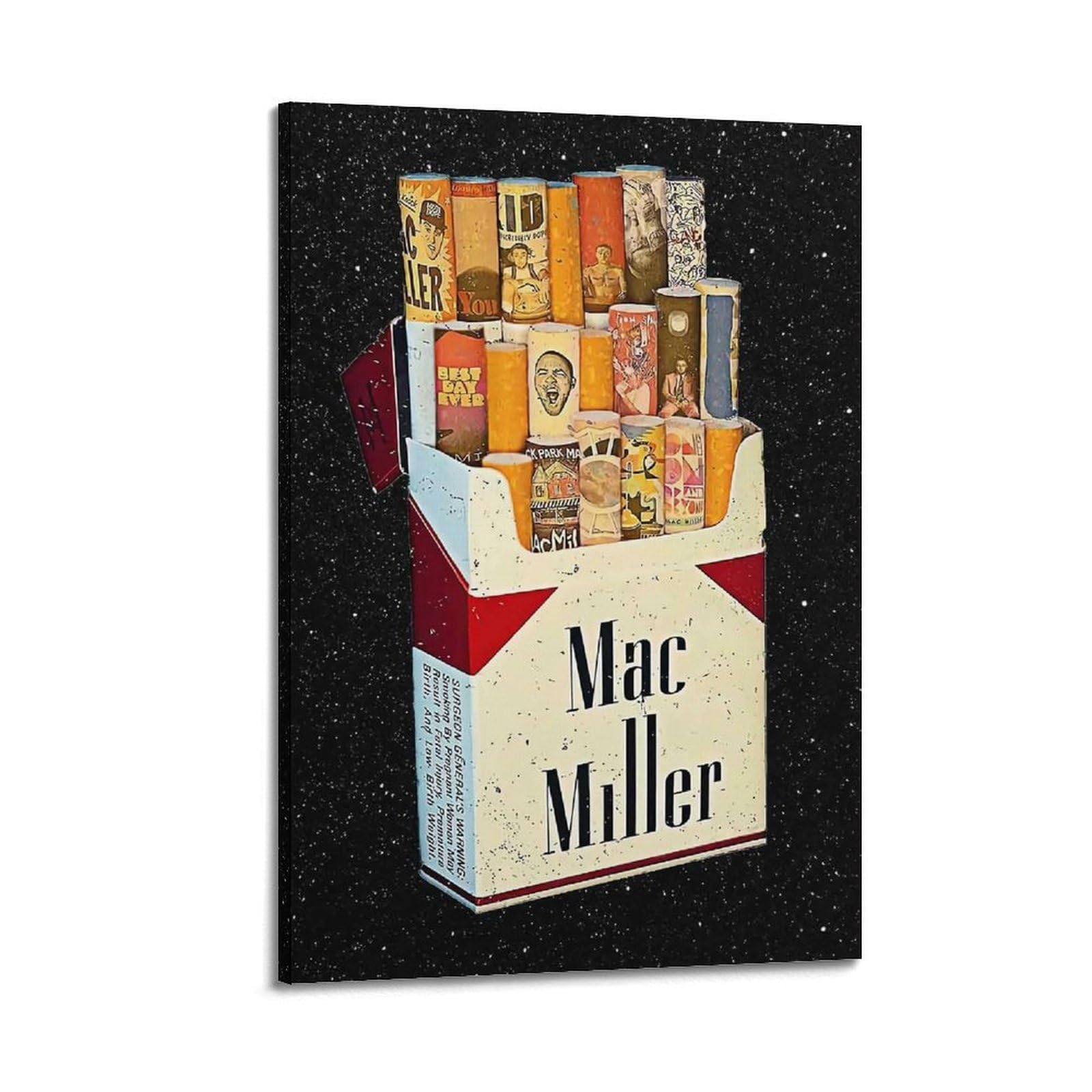 FDRPMHC MAC MILLER Canvas Wall Art Decor Living Room Modern Family Bedroom 12x18inch(30x45cm) Frame-style