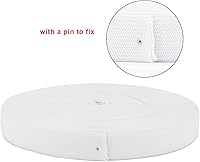 Vista 2 de Hicarer Elástico de 3/4 pulgadas para coser bandas elásticas anchas de punto, carretes elásticos de 21.5 yardas, cordón elástico para proyectos