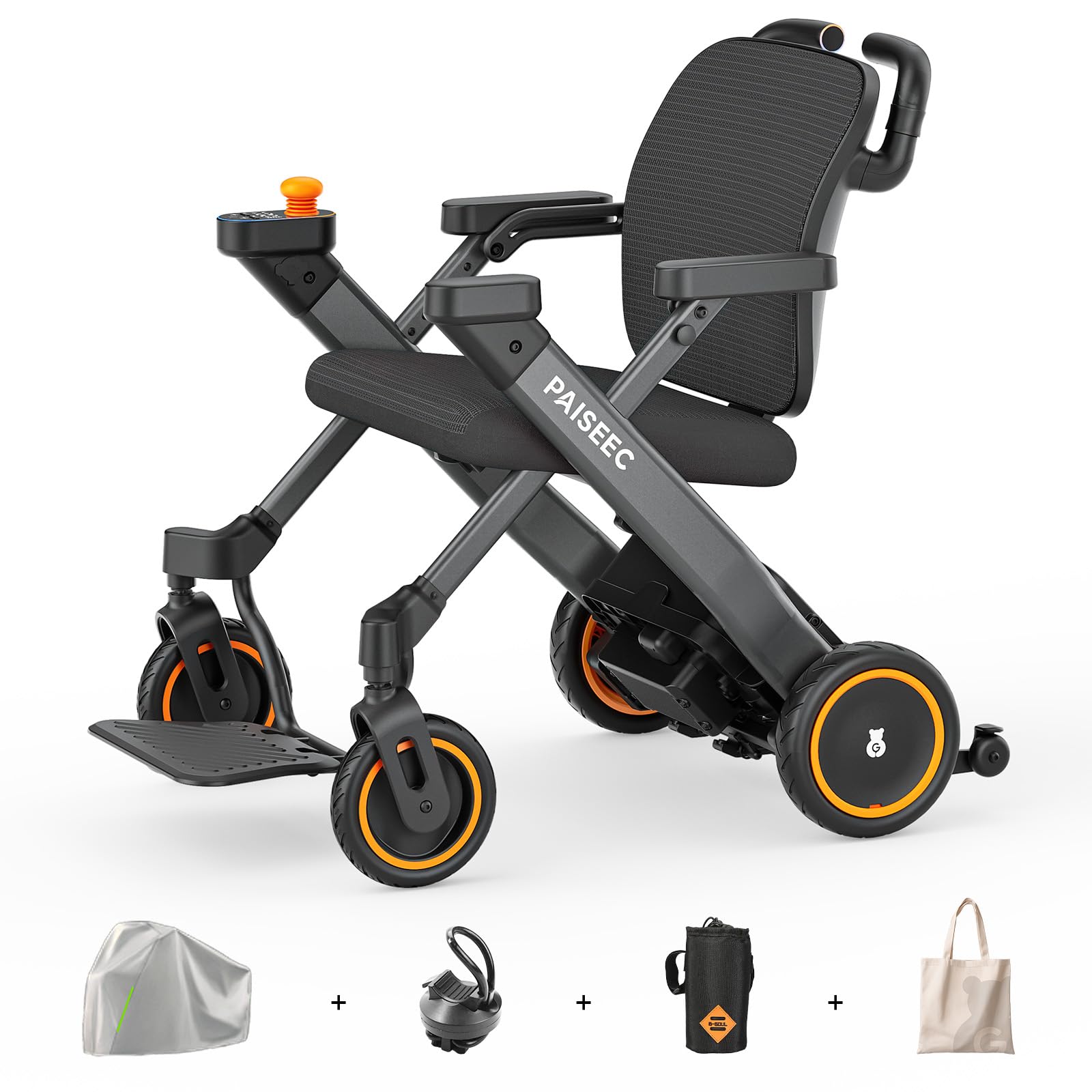 Paiseec W-E3 3-in-1 Electric Wheelchair