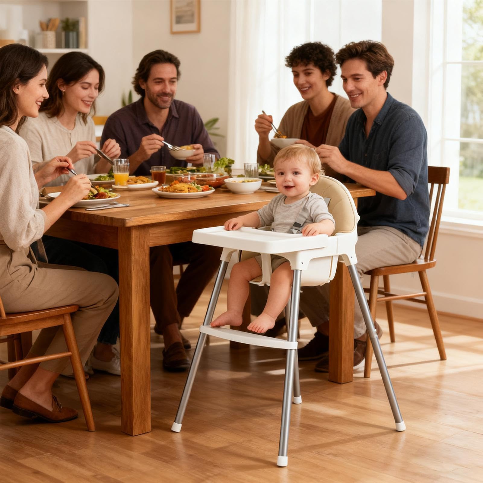Seggiolone Per Bambini Seggiolone Regolabile In Altezza | Seggiolino Alzabimbo Per Alimentazione Per Bambini E Bambine Cucina Sala Da Pranzo Ristorante Pasto Familiare Asilo E