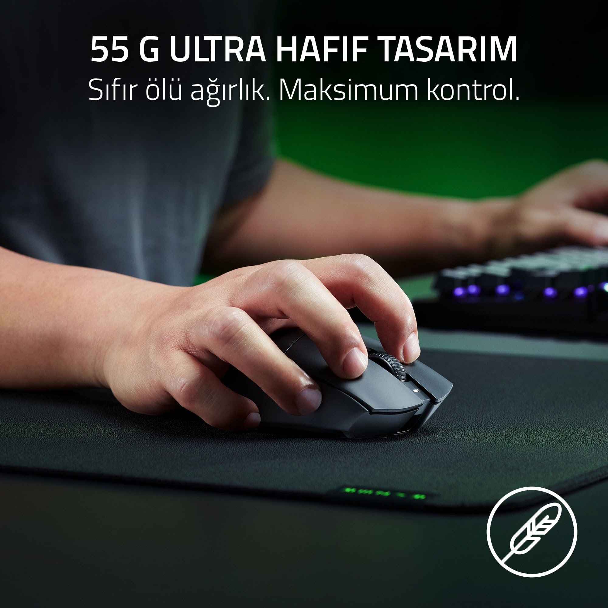 Razer DeathAdder V3 HyperSpeed - 26K DPI ile ultra hafif kablosuz