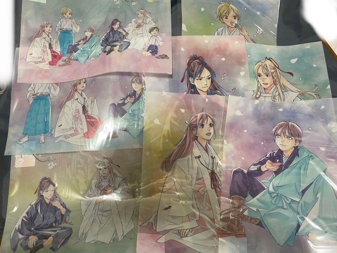 8種類セット ノラガミ くじ C賞 A3 クリアポスター 夜ト ひより 雪音