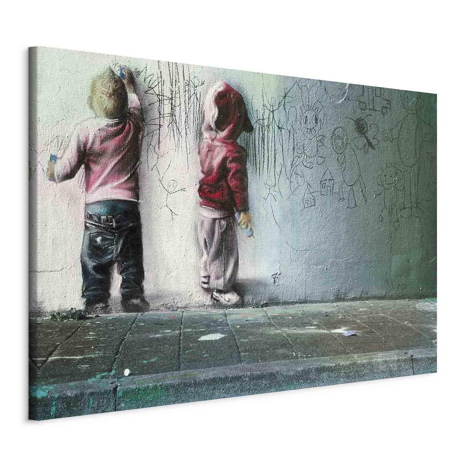 Poster 'Painting For Saints' Banksy Style – 20,3 X 25,4 Cm, Ungerahmt