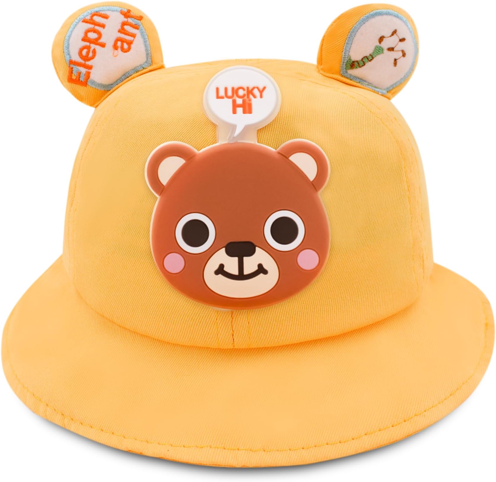 Printed Breathable Kids Bucket Hat for Boys and Girls, Summer Sun Protection, 3 to 10 Years