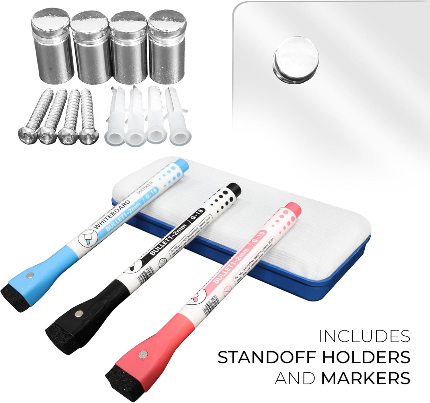 16"x12" Personalized Acrylic Wall Calendar 2024, Custom Acrylic Calendar for Wall, Custom Dry Erase Weekly Calendar for Home Decor, Office Decor, and Family Gifts Variations (Design 9)