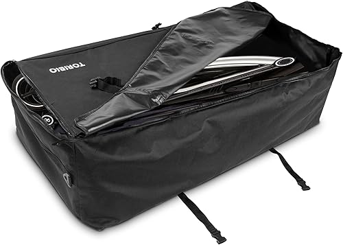 TORIBIO Bolsa de viaje para cochecito estándar y doble, con correas acolchadas desmontables, duradera y protectora