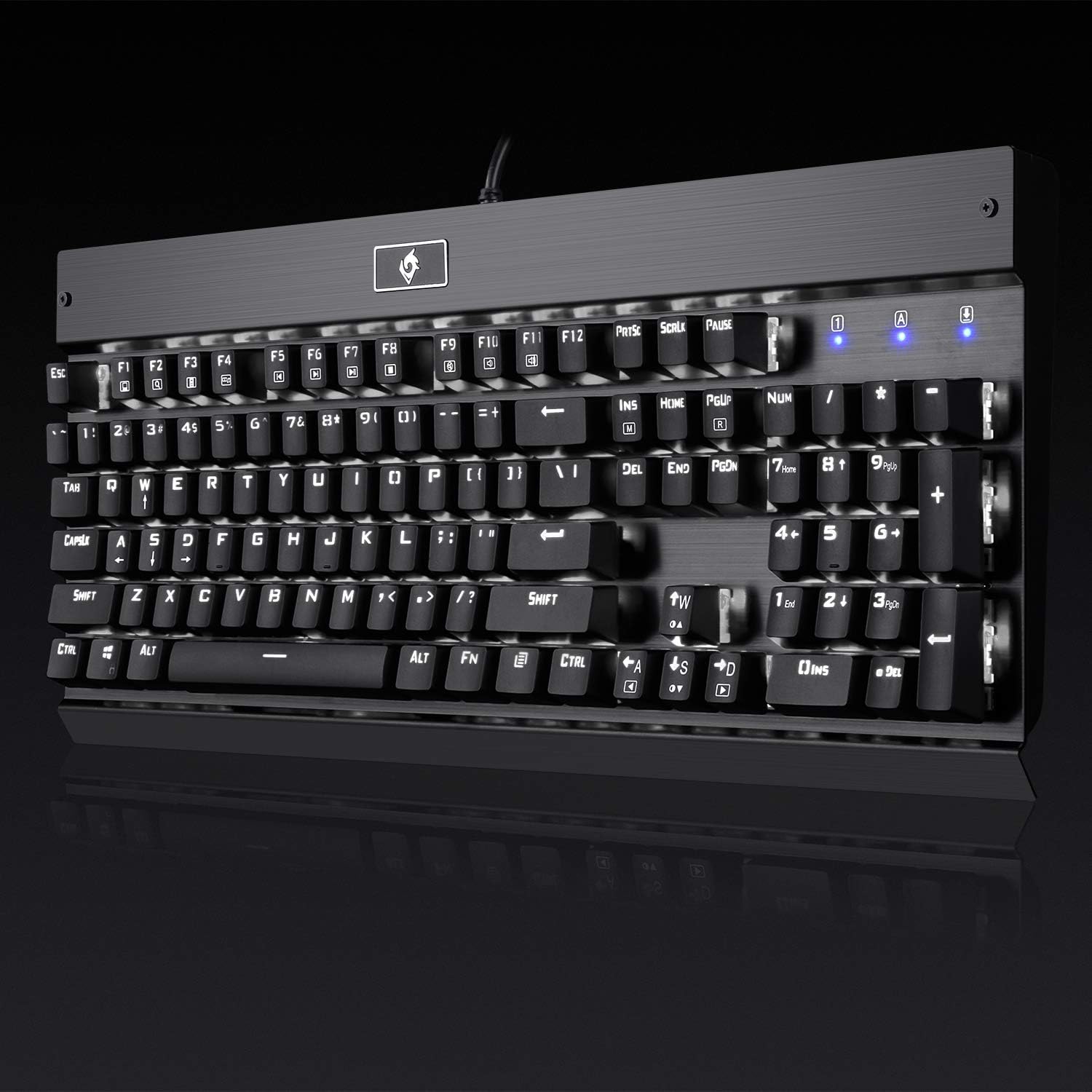 Eagletec KG010 Mechanical Keyboard front view