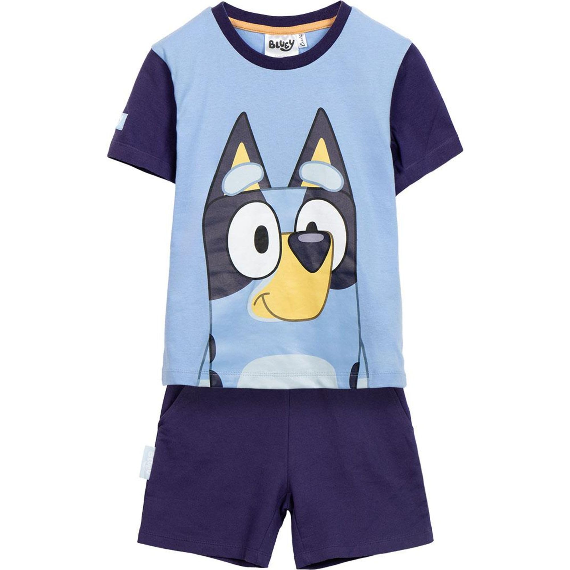 CERDÁ LIFE'S LITTLE MOMENTS Niños Y Niñas Cómodo Y Divertido – Pijama Bluey Ideal para Descanso Y Juego Pyjama Set (Pack of 2) Unisex-Children and Boys, blue, 4 Years