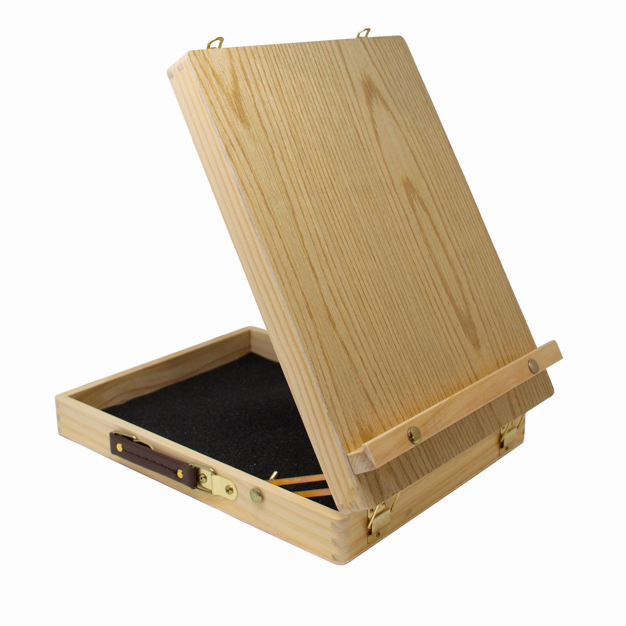 Studio 22 Hafren Pine Artist's Painting Table Box Easel, Brown - Image 2