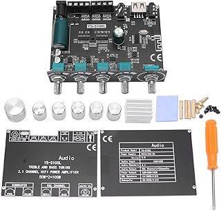Audio Power Amplifier Module Power Amplifier Board DC12-24V Independent Adjustment APP Control for Computer