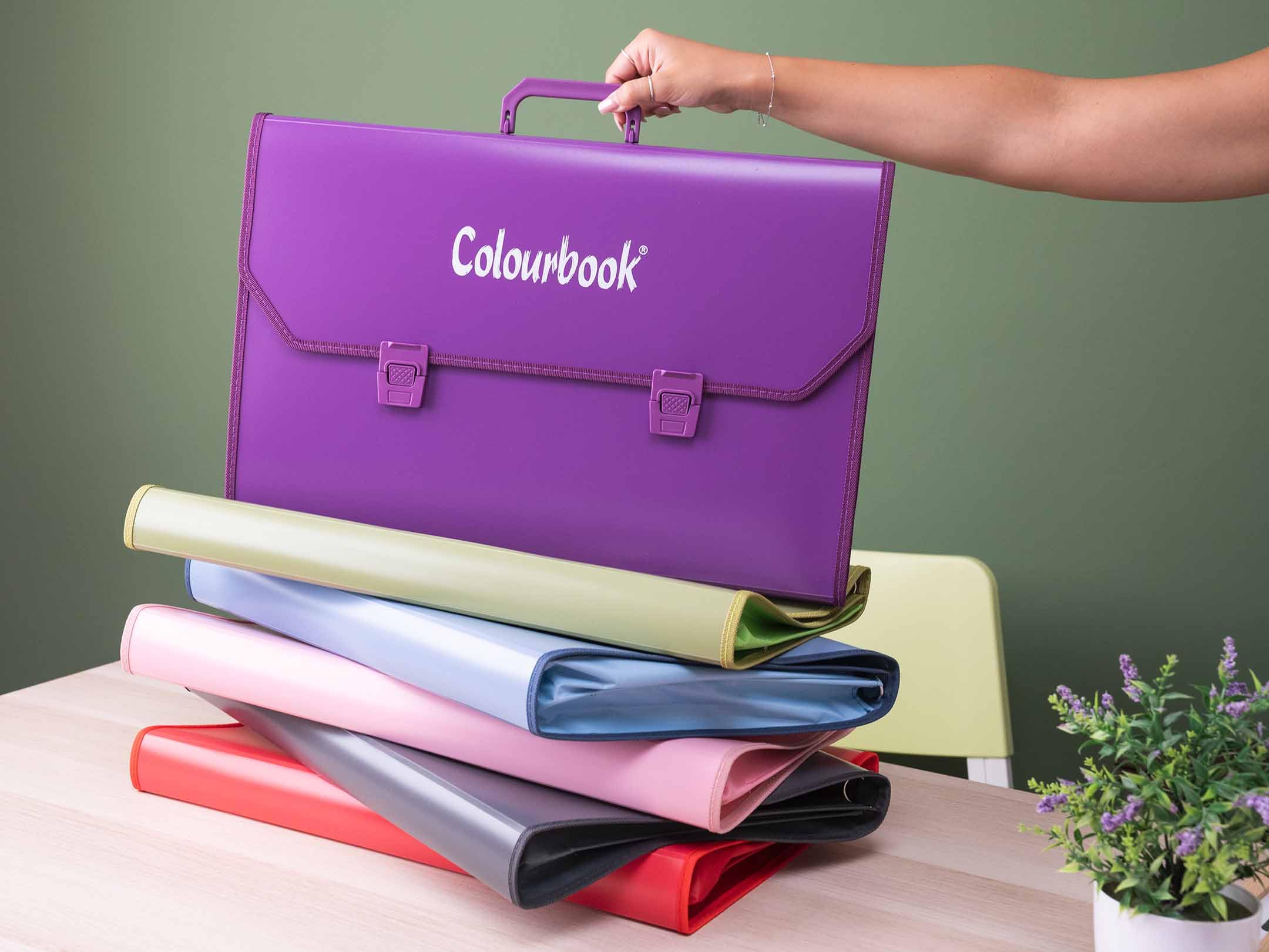 Colourbook Valigetta Portadisegni A3 35x50 cm Impermeabile Leggera Made in Italy
