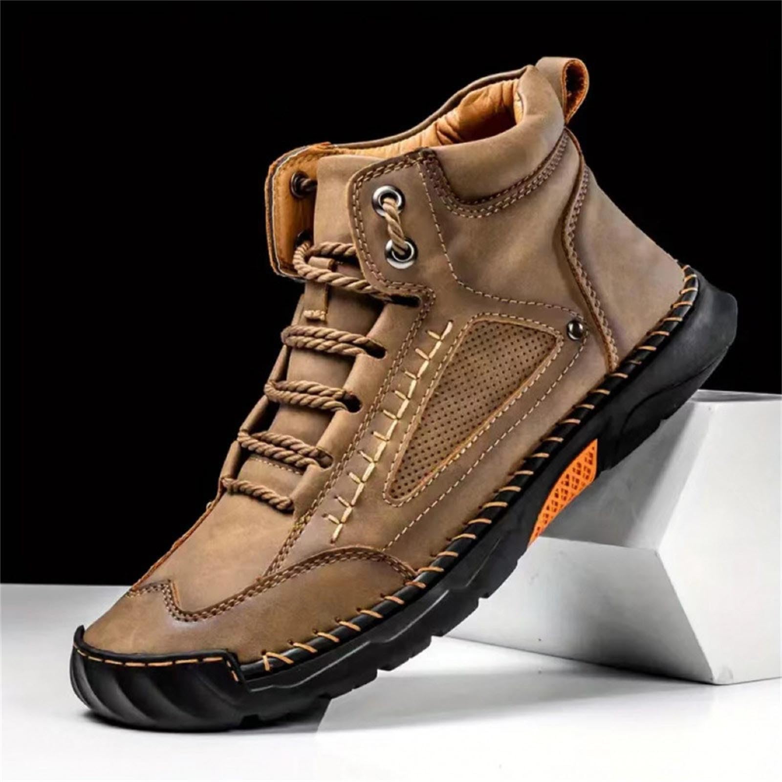 Winterstiefel Herren Fleece Gefüttert, Schneestiefel Herren Warm
