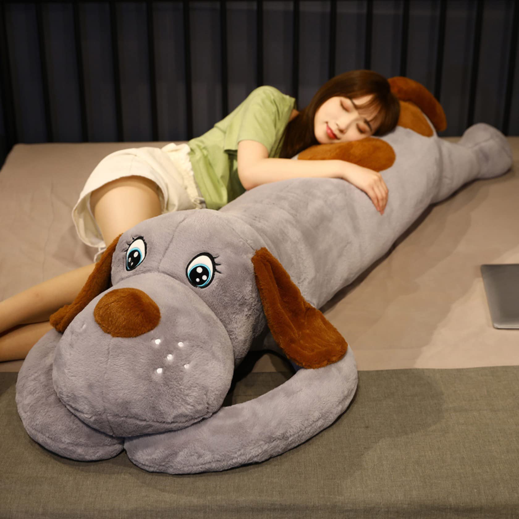 犬のぬいぐるみ【特大】 Amazon.co.jp: [LSDZW] ぬいぐるみ イヌ 巨大 抱き枕 かわいい