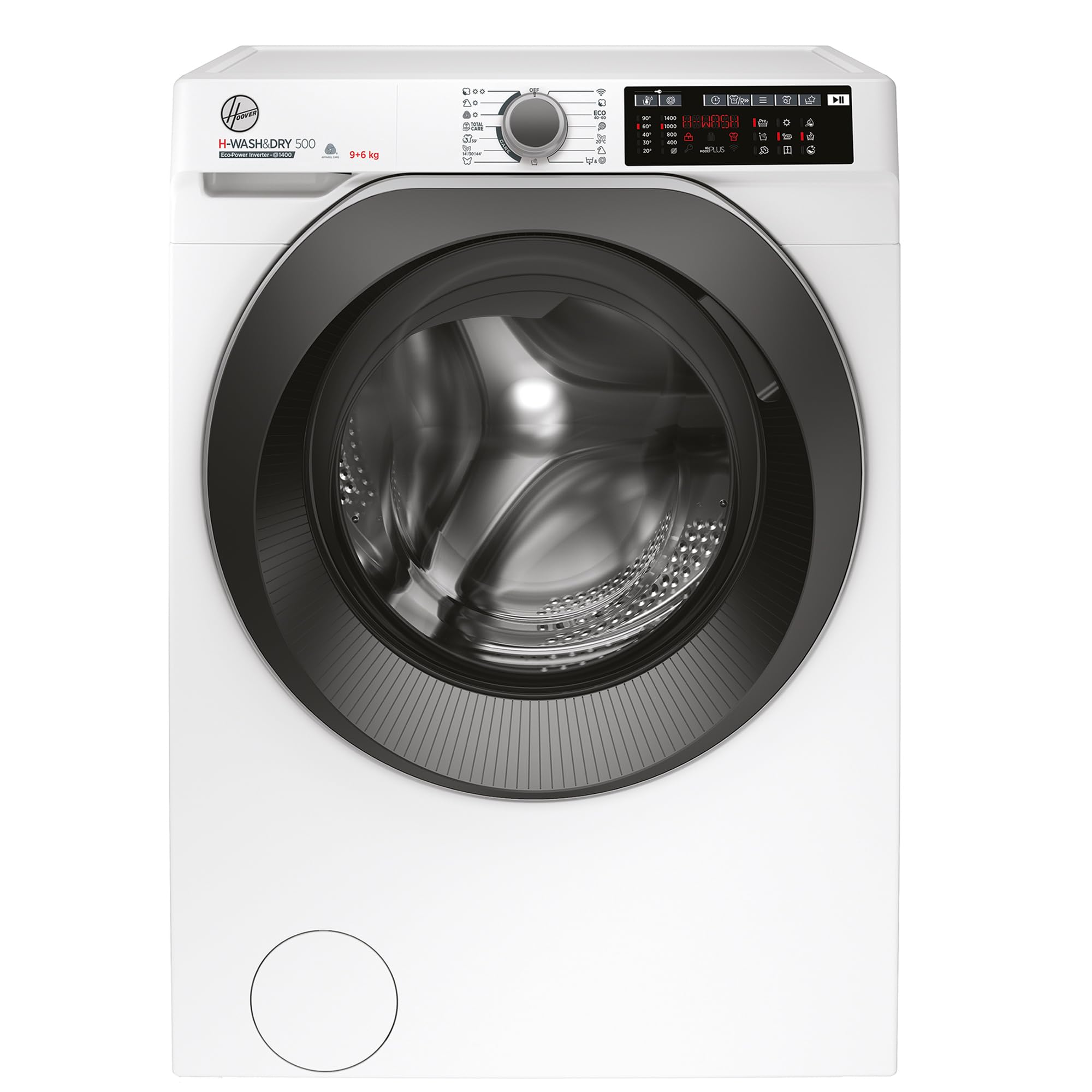 Hoover H-WASH 500 HDQ 496AMBS Waschtrockner 9 kg Waschen 6 kg Trocknen 1400 U/Min Eco-Power Inverter Motor