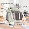 Bosch MUM5 CreationLine kitchen machine MUM58L20 test winner versatile large stainless steel bowl (3.9l) continuous slicer 3 slices mixer 1000 W gray / silver
