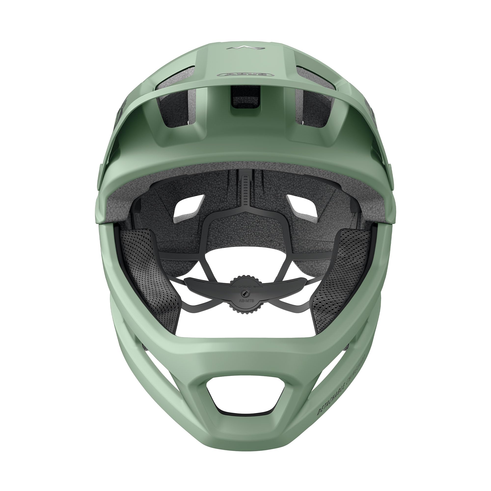 ABUS Casco MTB YouDrop FF para Niños, Verde, Talla S