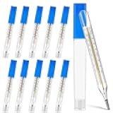 DEARMAMY 10PCS Lightweight General Temperatures, Classic Oral Temperatures Digital Oral Thermomete Rectal and Underarm Temperature for Fever Alarm Medical Thermometer