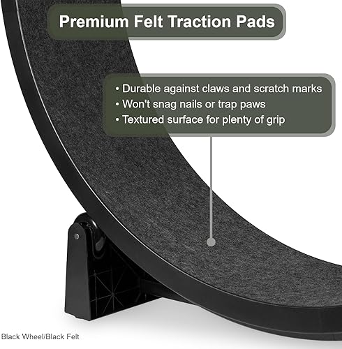 Miniatura 2 de ONE FAST CAT - Rueda de ejercicio para gatos - Seguro de 48 pulgadas de diámetro - Fabricado en los Estados Unidos