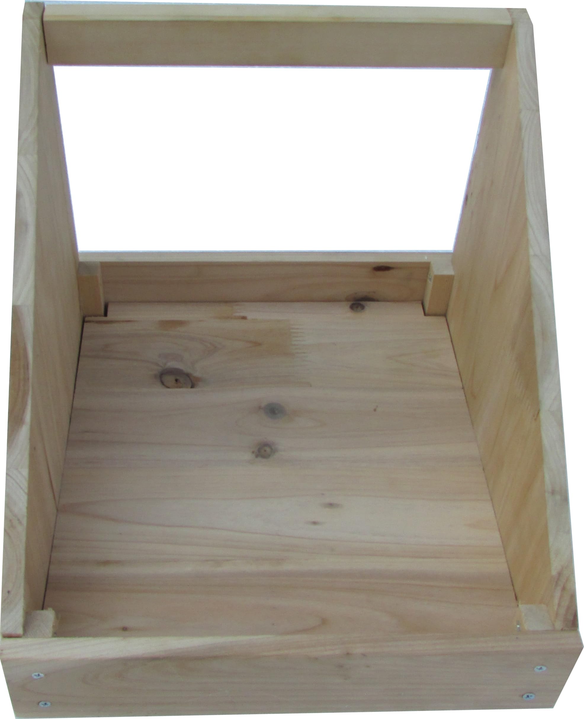 Pondoir pour poules de basse-cour en bois naturel Flamingo