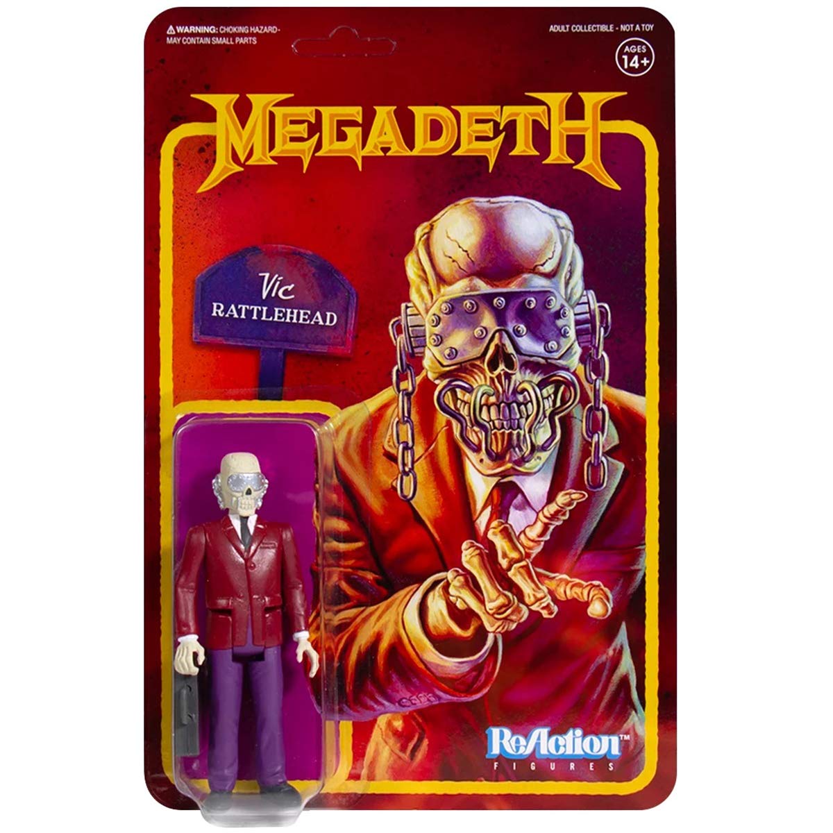 メガデス フィギュア　megadeth ROCK Vic Rattlehead Amazon.co.jp: Megadeth(メガデス) ReAction Figure - Vic Rattlehead