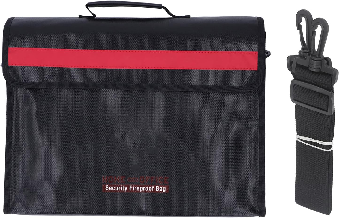 Fireproof Document Bag HIGH Temperature Reflective Design Safe Pouch with Shoulder Strap