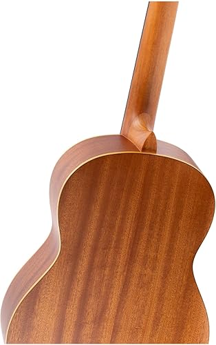 Miniatura 206 de Serie Familiar Guitarra Clásica de Nylon Tamaño 1/4 con Bolsa Tapa de cedro - Natural - Satén