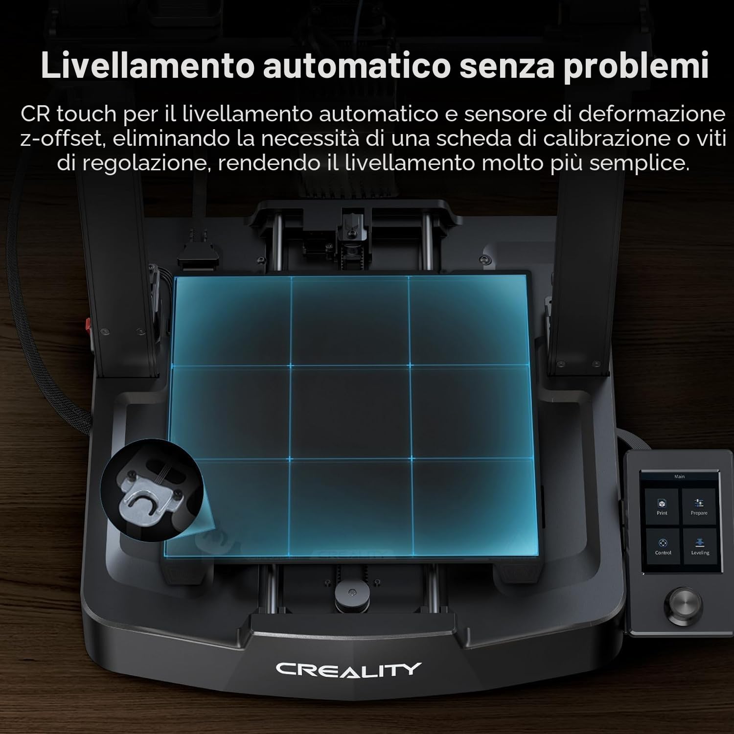 Creality Ender-3 V3 SE - Stampante 3D per principianti con livellamento automatico, estrusore Sprite Direct 250 mm/s, velocità di stampa 220 × 220 × 250 mm