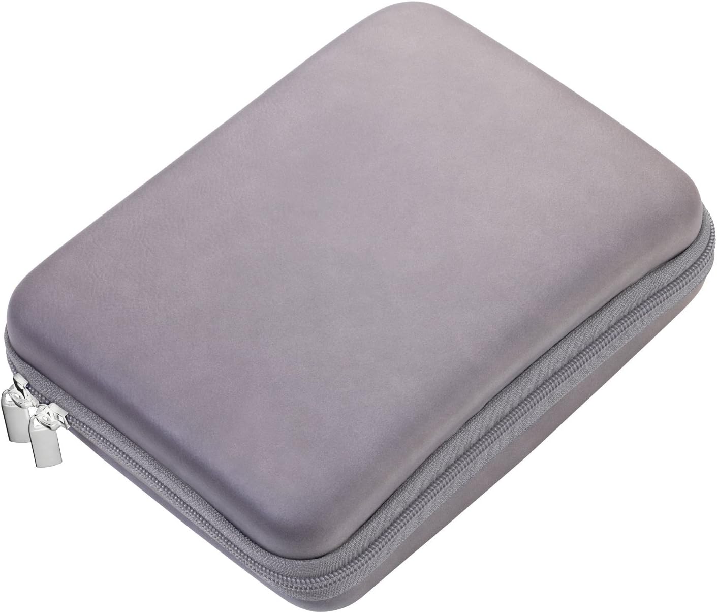 TROIKA Travel Case - CBO11/GY - Organiser Case with Zip - Cable Organiser, Travel Cosmetics - 3 Inner Compartments - 6 Elastic Band Loops - Divider Original