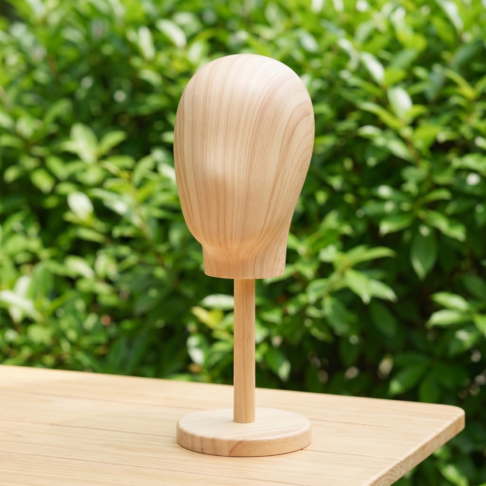Amazon.co.jp: Amagogo マネキンヘッド ディスプレイ什器 木製