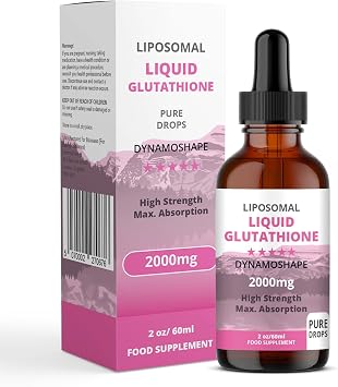 Liposomal Glutathione 2000 mg with Vitamin C, Oral Glutathione Liquid, Antioxidant Supplement for Detox, Superior Absorption, Higher Dosage Pack of 1