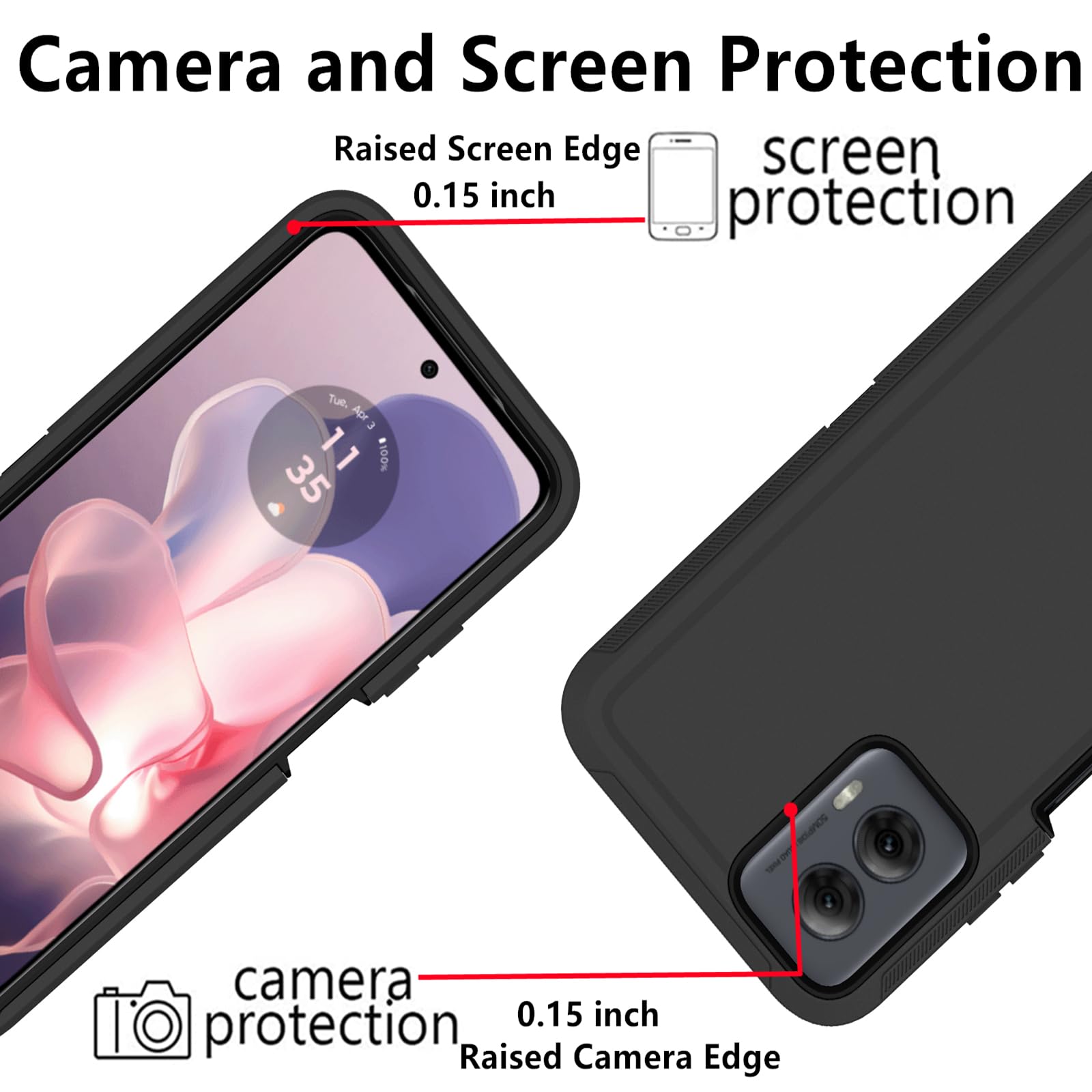 Custodia Per Motorola Moto G Power 5G 2023 6,5 Pollici Con - Foto 4