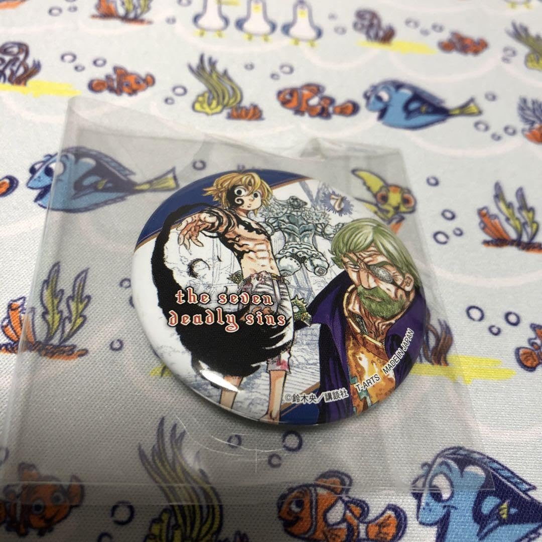 Amazon.co.jp: 七つの大罪 メリオダス 缶バッジ 単行本表紙柄 7巻