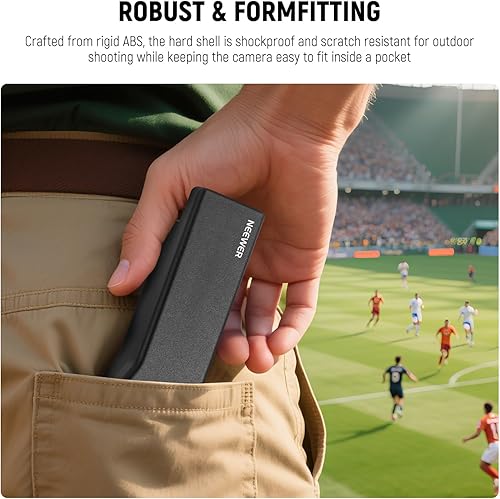 Miniatura 6 de NEEWER Funda protectora Pocket 3 con mosquetón, resistente a prueba de golpes, funda rígida de viaje, compatible con DJI Osmo Pocket 3 Gimbal Screen