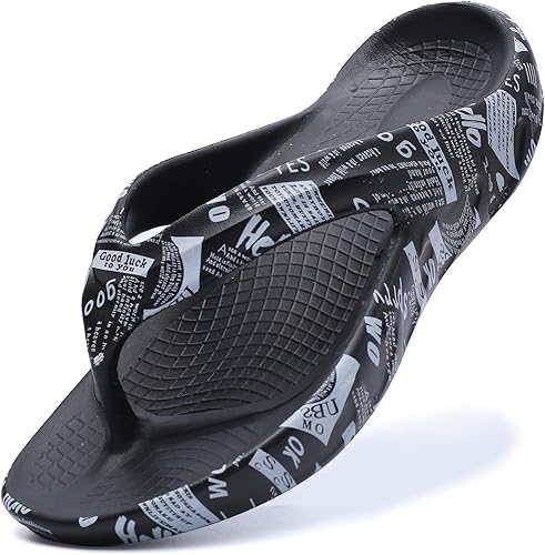 UNIQWETO Sandalias cómodas para hombre y mujer, con soporte de arco, talón, copa de talón, sandalias para interiores y exteriores para caminar