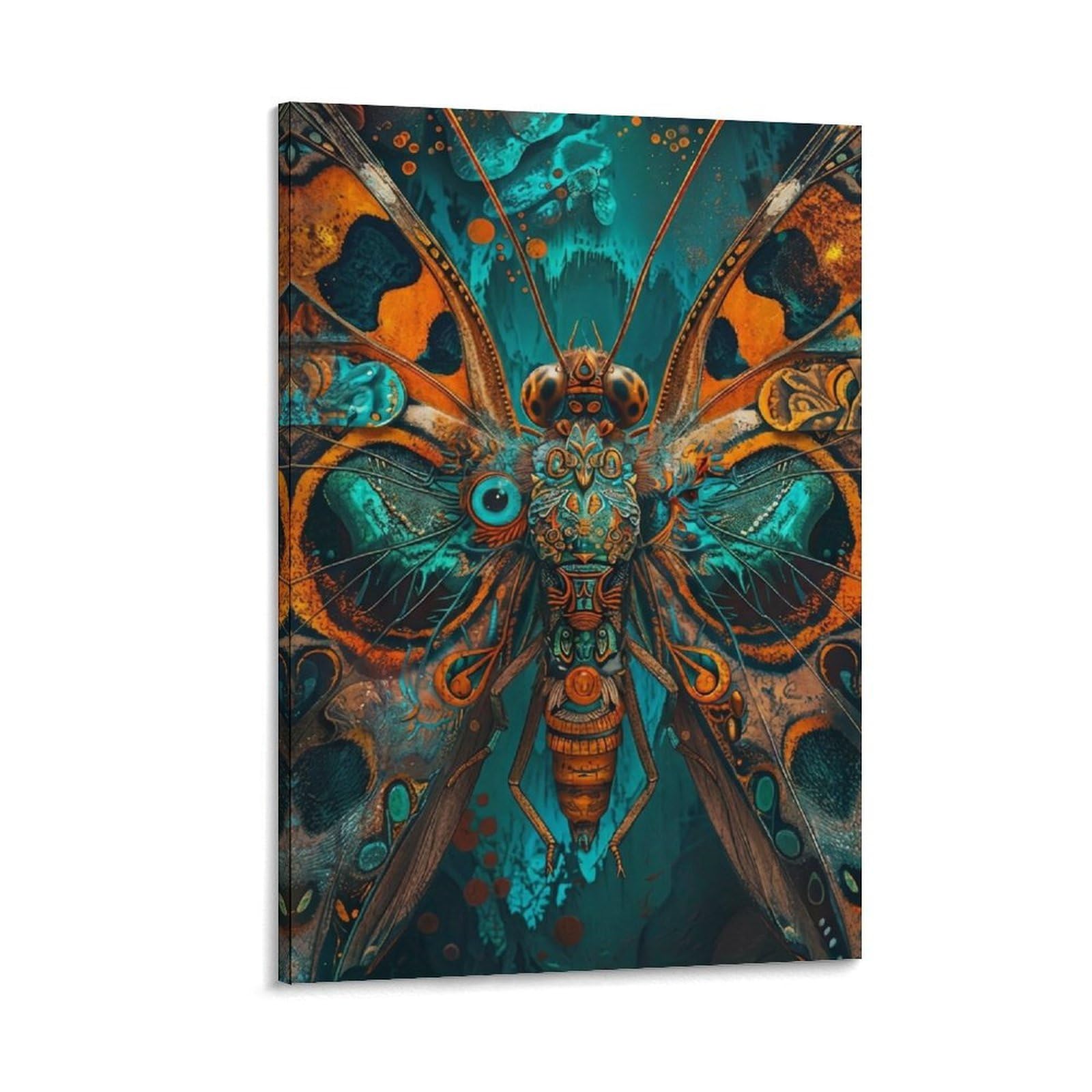 DHBANEIOK Fantasy Butterfly Art Wall Decor Poster Canvas Prints Picture Modern Canvas Wall Art Picture Wall Hanging for Home Decorations 08x12inch(20x30cm)