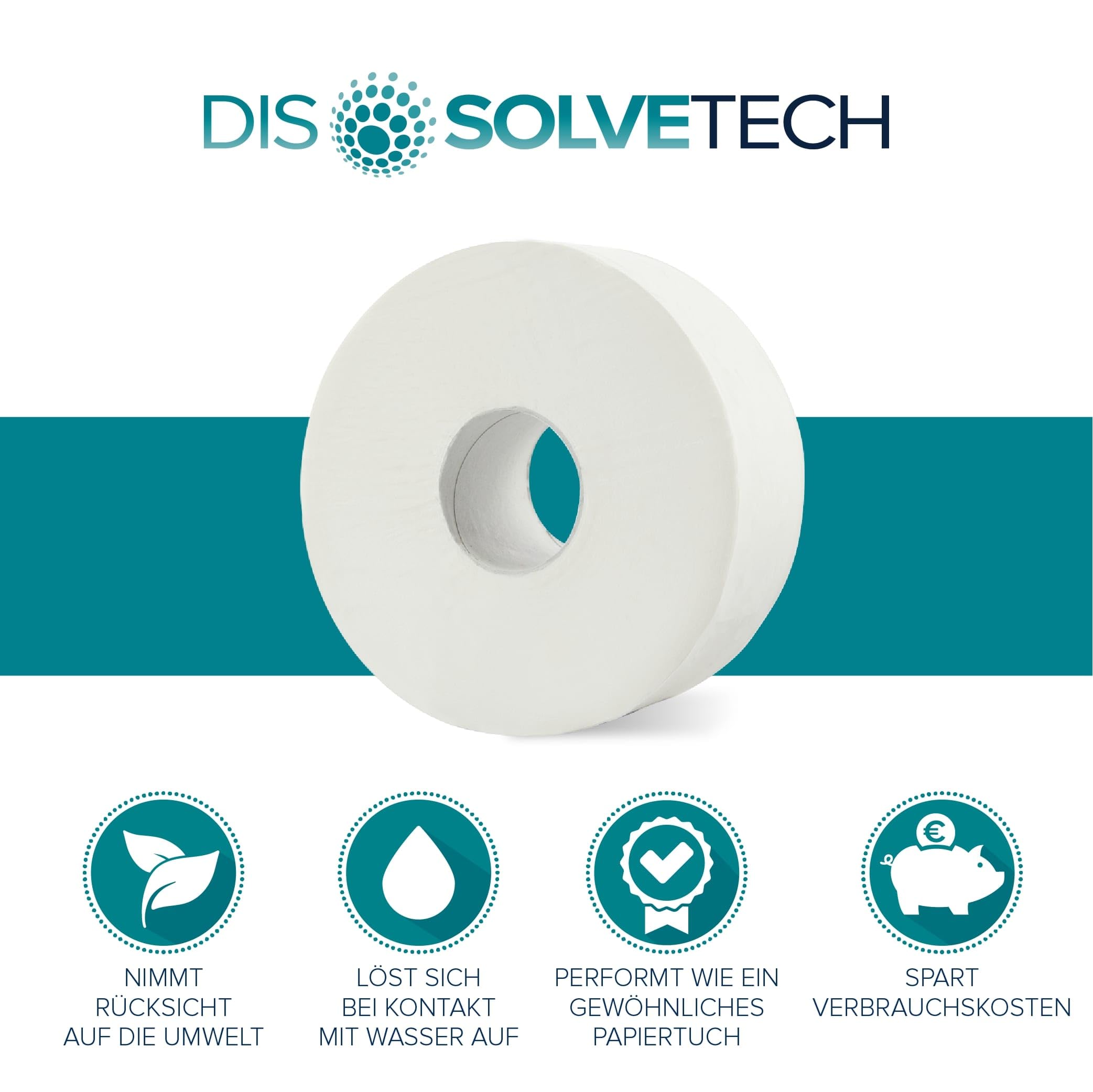 Papernet Maxi Jumbo Toilettenpapier Dissolve Tech - 6970 gr