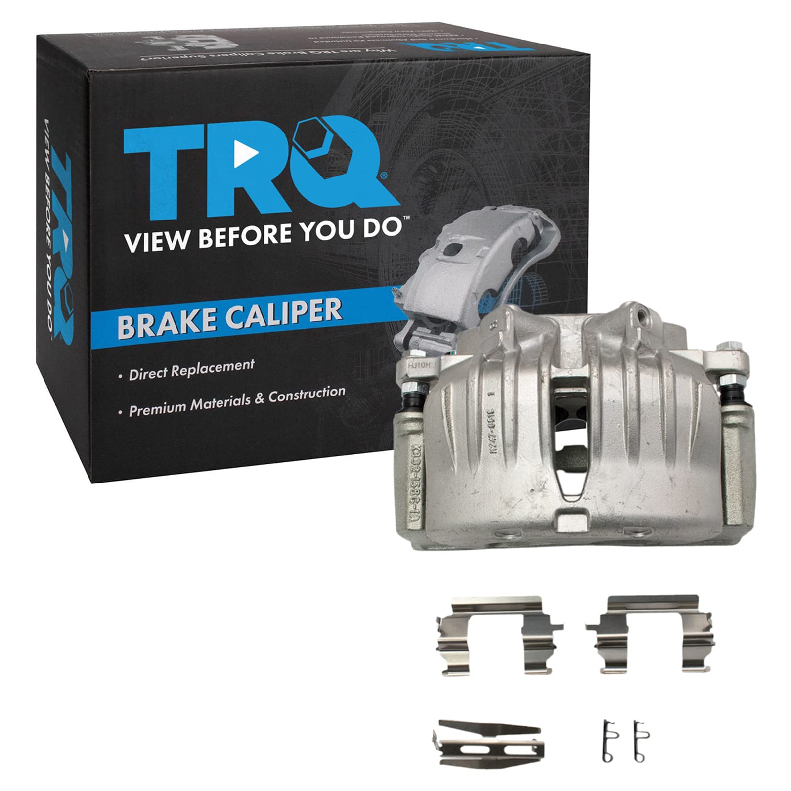 TRQ Front Disc Brake Caliper RH Right Passenger Side