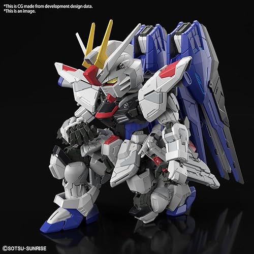 Miniatura 6 de Bandai Hobby - Traje móvil Gundam Seed - Freedom Gundam, Bandai Spirits Master Grade SD Model Kit