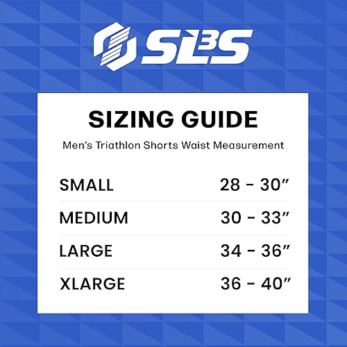 Miniatura 5 de SLS3 Pantalones cortos de triatlón para hombre Triatlón acolchado Tri Shorts Hombre Natación, Bicicleta, Correr Duatlón o Triatlón con Bolsillo