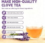 Clove Tea Bags–120 Teabags (2g/Bag), Made from 100% Natural Clove Flower Buds | Caffeine-Free | Sugar-Free | Gluten-Free | Vegan | Eco-Friendly Tea Bags
