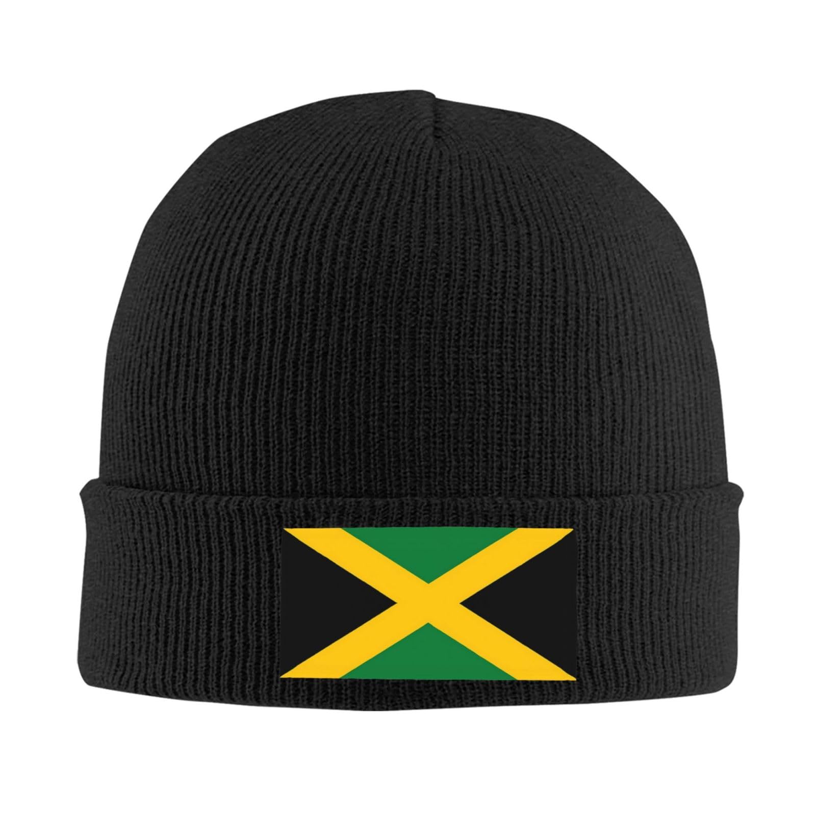ROSIHODE Jamaica Flag Jamaican Beanie Hat Funny Sleep Cap Headwear Hats Neck Gaiter Headscarf for Women Men