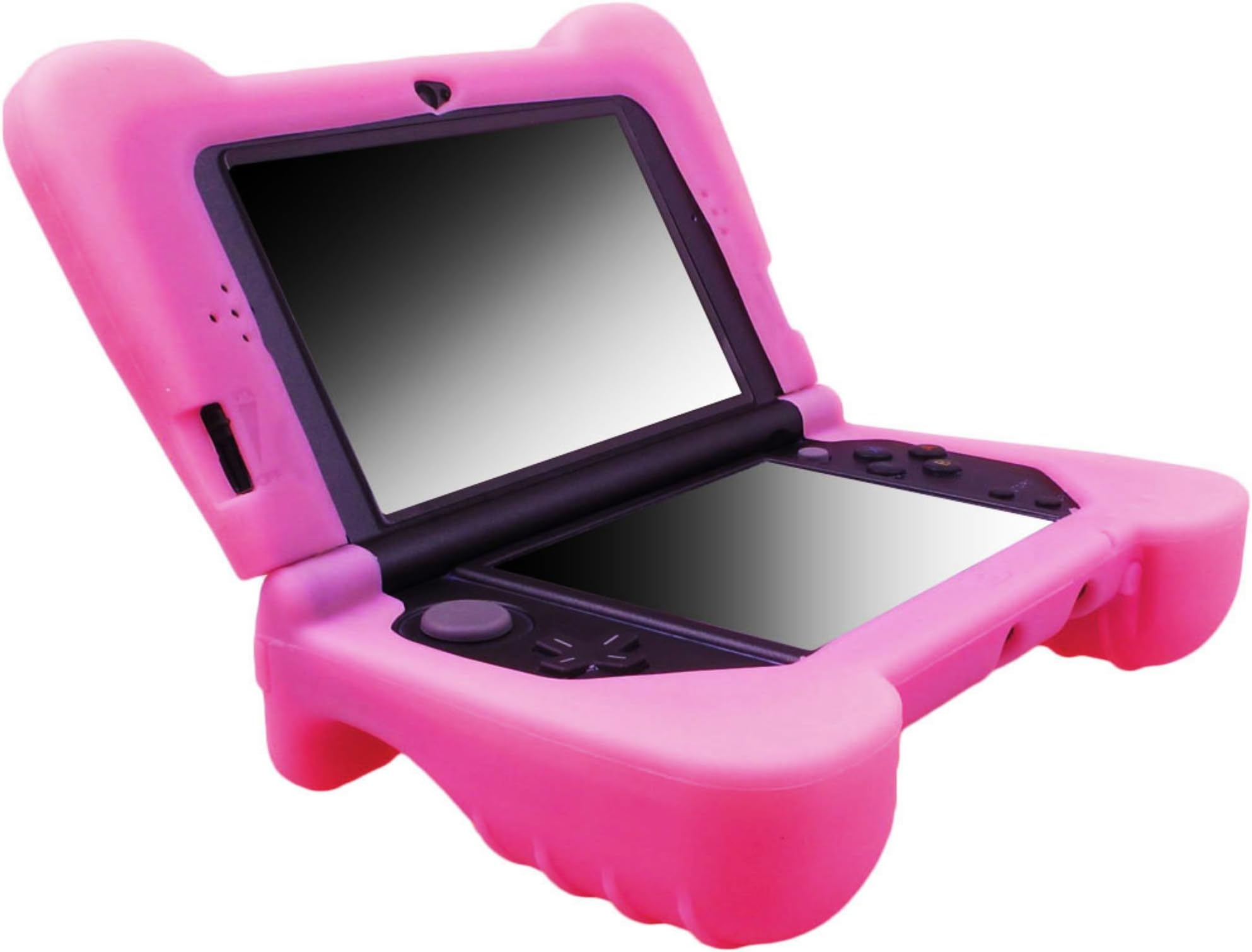 MXRC Silicone Rubber Cover Skin Case Anti-Slip Hand Grip Customize for Nintendo [NEW 3DS XL] x 1 Pink, Not for Old 3DS XL
