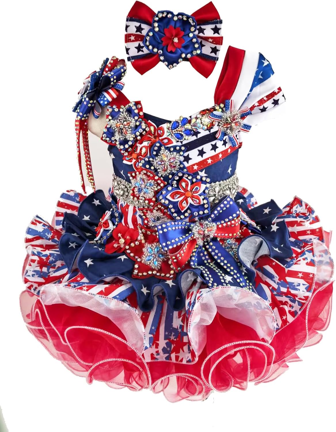 Jenniferwu Infant Toddler Baby Newborn Little Girl's Pageant Party Birthday Dress G535NA