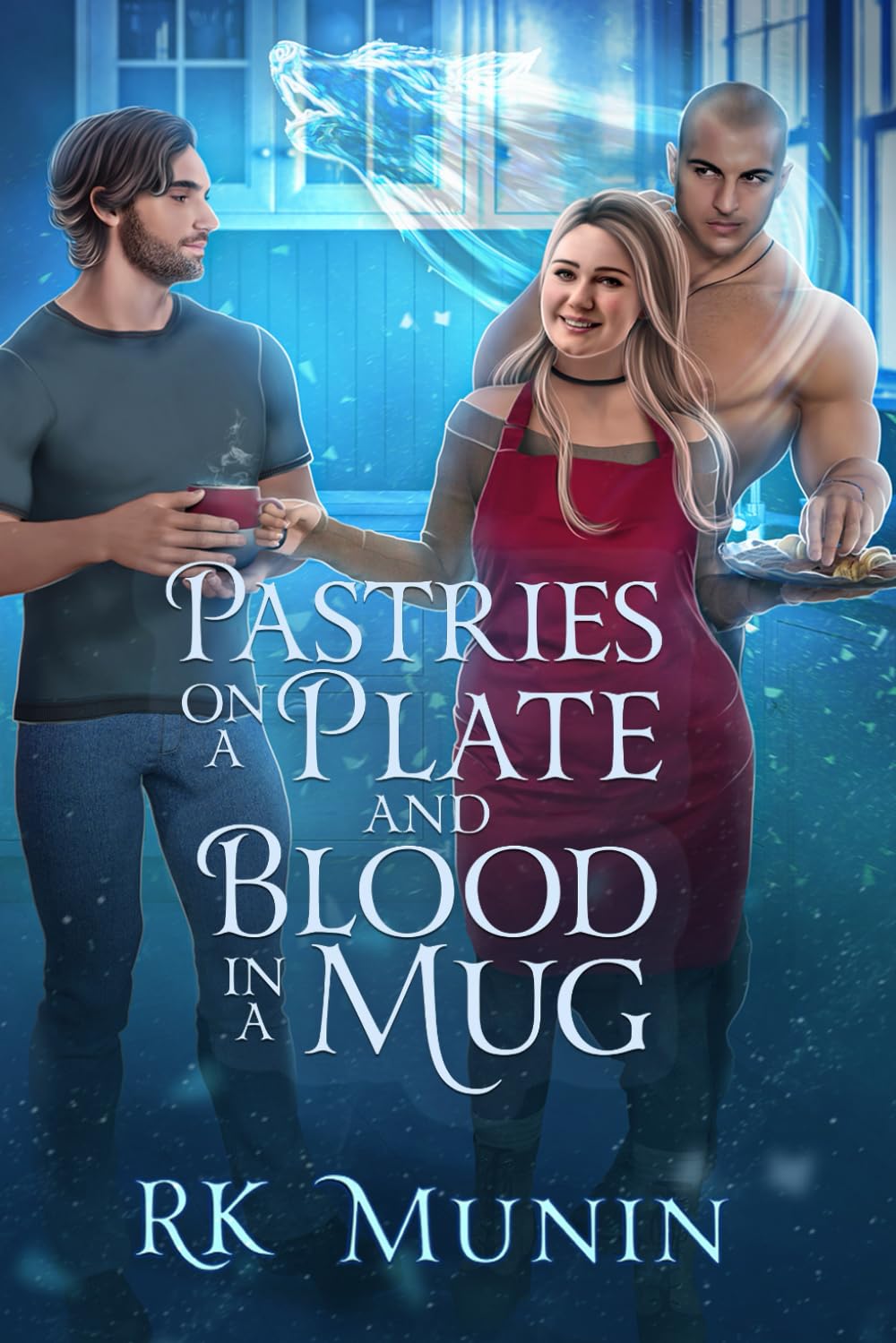 Pastries on a Plate and Blood in a Mug: Vampire, Shifter, PNR MMF Romance (Ours Evermore)