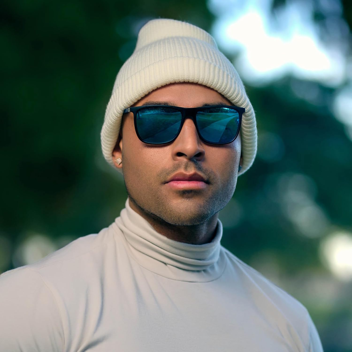 ZENOTTIC Square Polarized Sunglasses for Men Ultralight Carbon Fiber Sun Glasses Driving Fishing Golf Sports UV400 Protection - Image 2