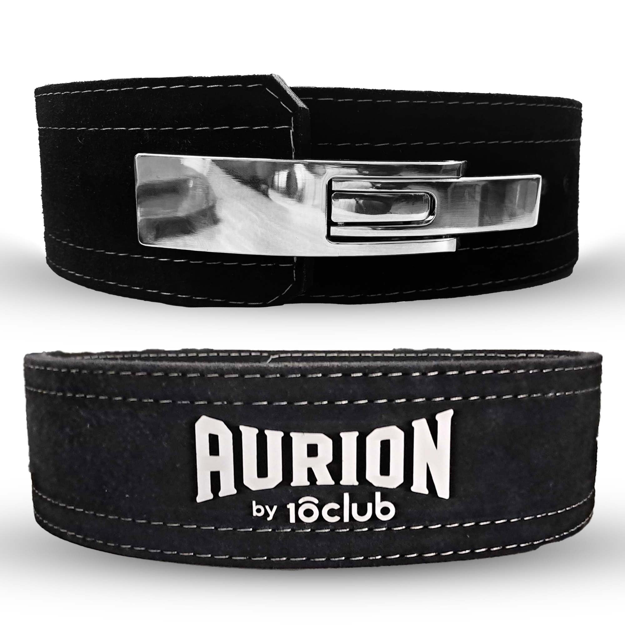 AURION by 10 club 10MM Sued Leather Weightlifting Belt with Lever Lock | Heavy Powerlifting Gym Belt- Squat,Deadlift | Black (XL) (B0DCK2WHQD) Amazon Price History, Amazon Price Tracker