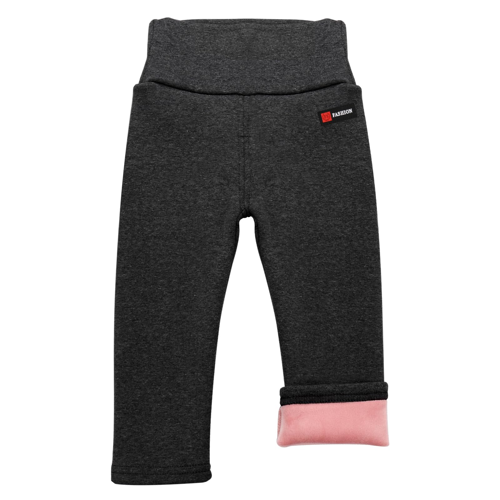 Toddler Girls Leggings Winter Toddler Fleece Lined Leggings Pants for Kids 1-7 Y