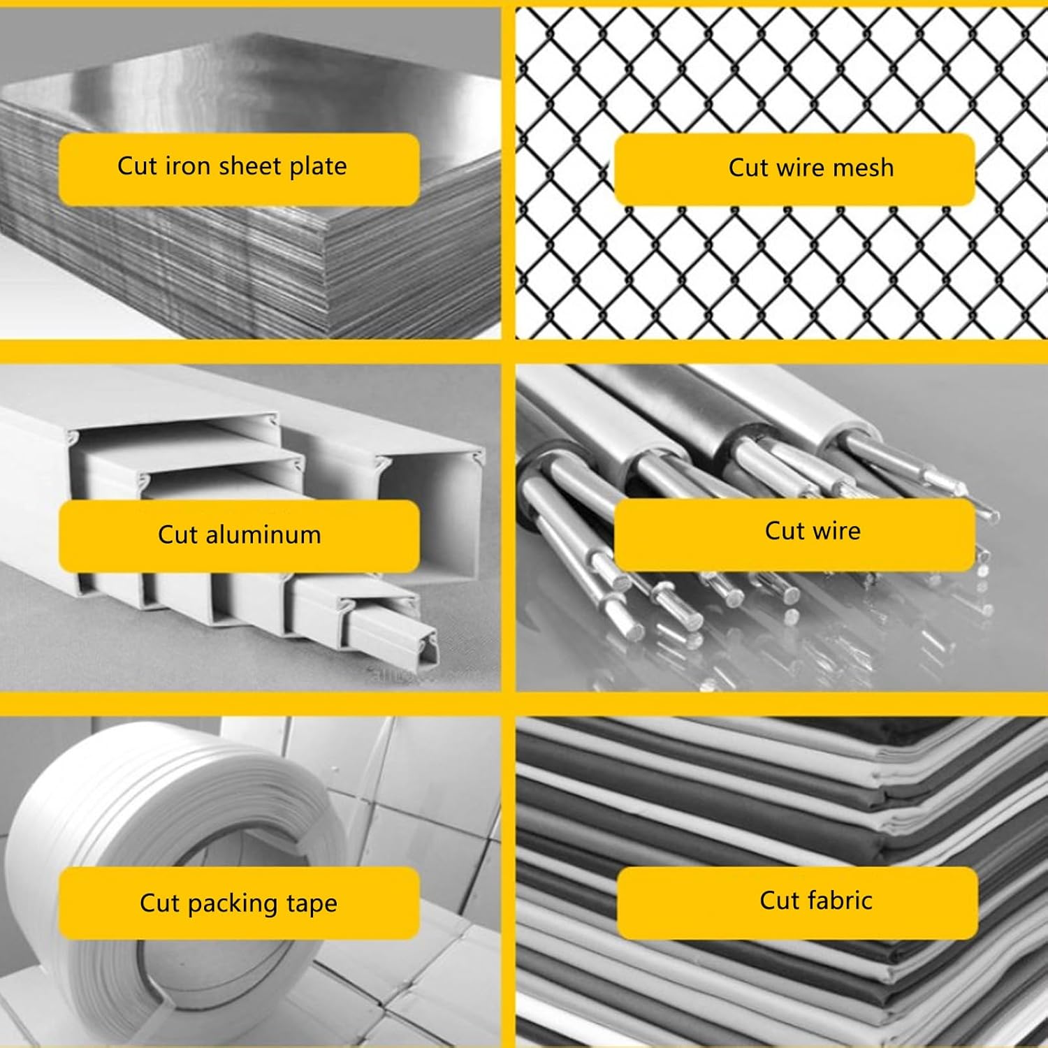 Tin Snips, Steel Metal Sheet Shears, Rustproof Sheet Cutting Shears, Metal Sheet Cutter, Metal Cutting Shears, Straight Cutting Tin Snips for Steel