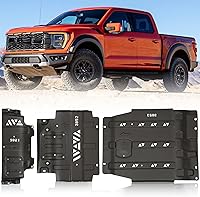Saree Full Skid Plate Kit for 2015-2022 Ford F-150 4WD: Engine, Drivetrain & Axle Protection - Manganese Steel