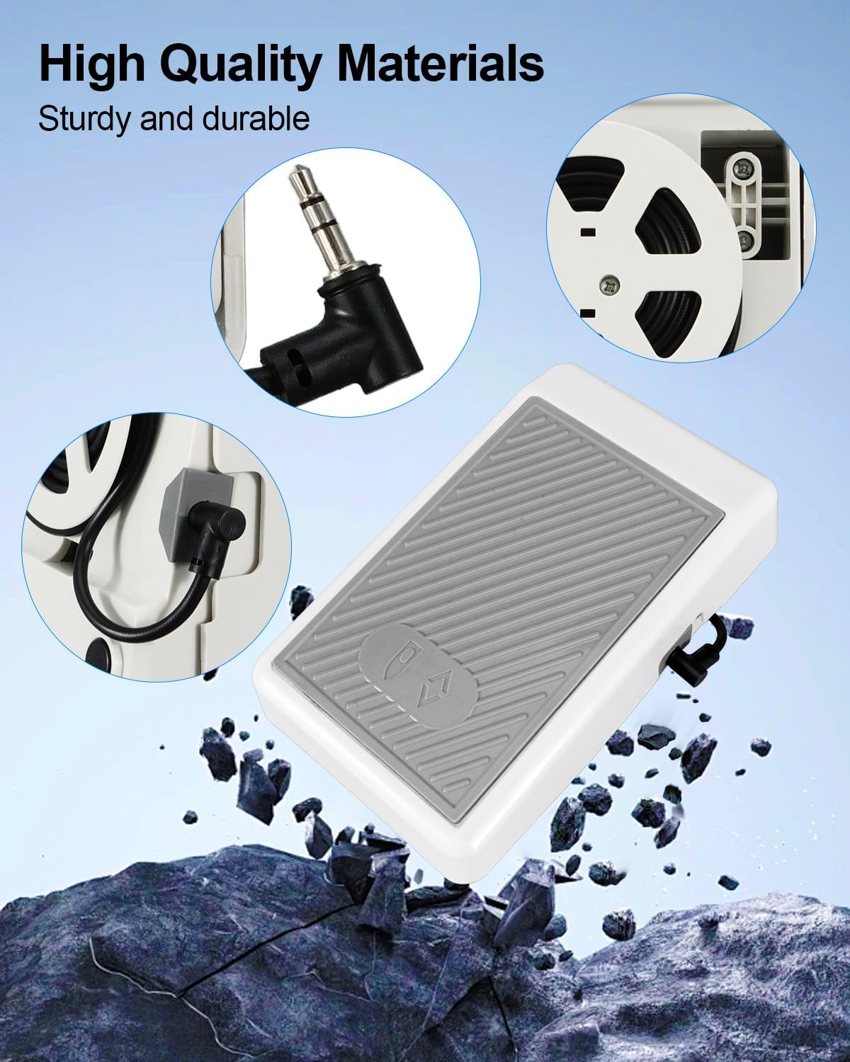 Foot Control Pedal Fit for Bernina Activa Virtuosa Artista Aurora B Series Models Such as B435 B480 B535 B580 B770QE B790 B880 Sewing Machines Replace 0079887001